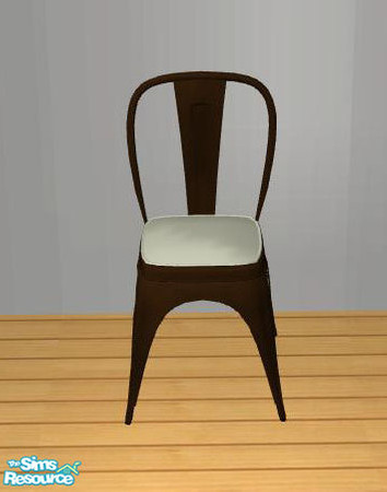 Sims 2 — PB Spring Dining drkwood - Pillowchair ltgrey by ShinoKCR — 