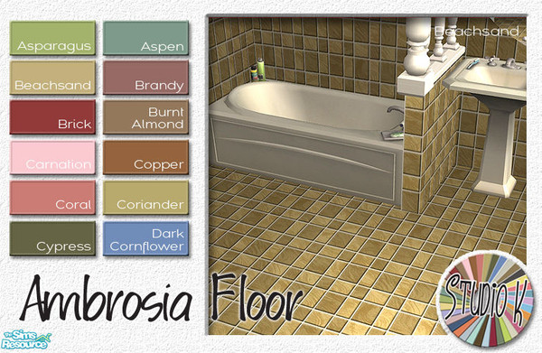 Sims 2 — Studio K Ambrosia Floor_01 by StudioKhagerks — 