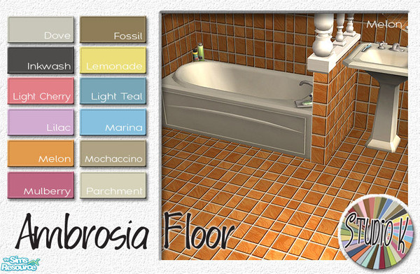 Sims 2 — Studio K Ambrosia Floor_02 by StudioKhagerks — 