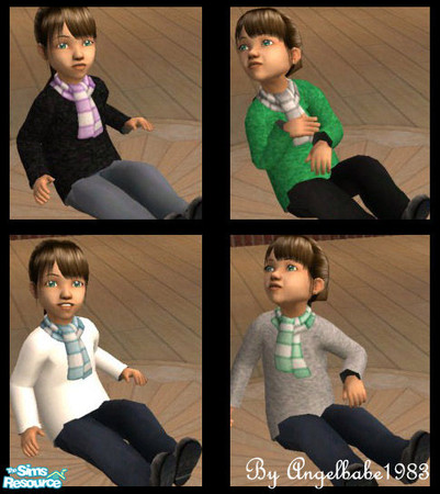Sims 2 — Hadley Set by Angelbabe1983 — Here are 4 outfits for your Toddler Sims. Requires Seasons for this outfit to