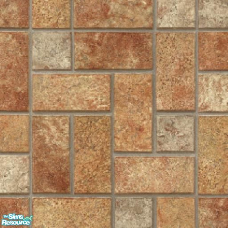 Sims 2 — The super brick by manubeas_506 — A brick floor for patios.