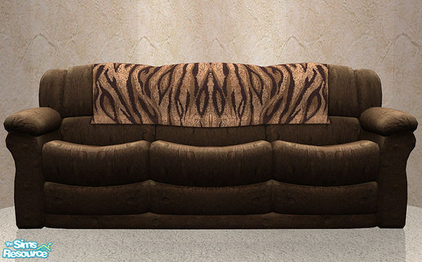 Sims 2 — Exotic Living - Tiger Sofa by Elena. — 