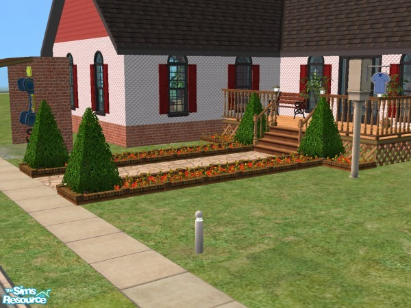 Sims 2 — Milady's Boutique by jenwar — This posh boutique sells only the finest apparel and fragrances. A covered shelter