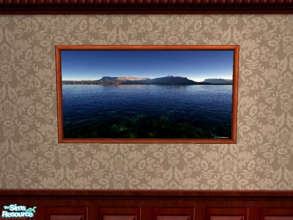 Sims 2 — Digital Art Lake And Rocks by Floog — Here is a maxis suspense picture with a Picture of a Digital Art Lake And