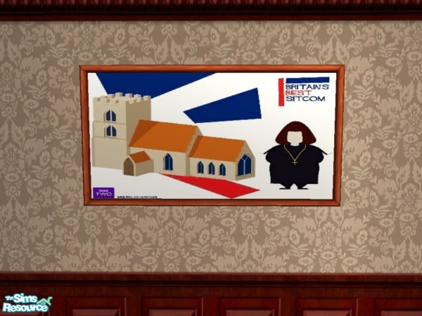Sims 2 — BBS The Vicar Of Dibley by Floog — Here is a maxis suspense picture with a picture of Britains Best Sitcoms The