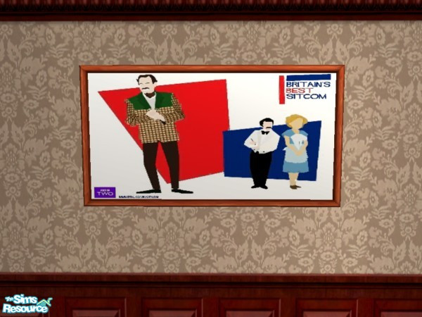 Sims 2 — BBS Fawlty Towers by Floog — Here is a maxis suspense picture with a picture of Britains Best Sitcoms Fawlty