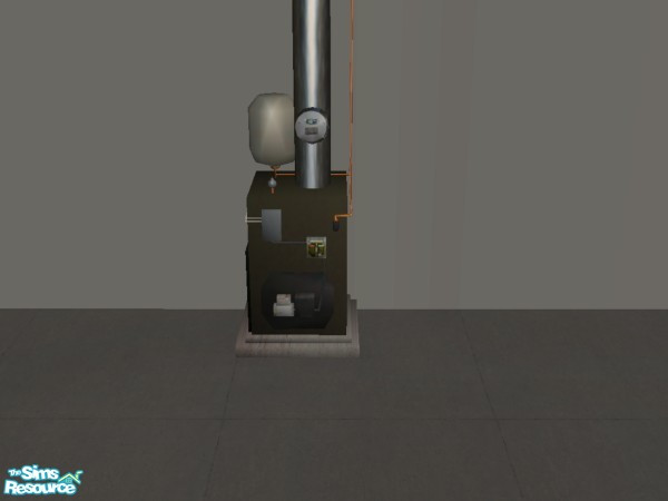 Sims 2 — Furnace Recolor Dark by Suiryuue — Recolor. Object is purely decorative and looks great in a garage or basement.