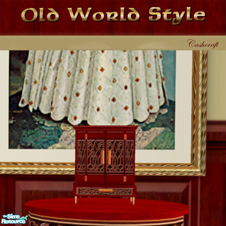Sims 2 — Retro---Old World Style Jewelry Box by Cashcraft — Recolor of my "RETRO Modern Style" set with an