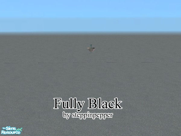 Sims 2 — Fully Black Light by steppinpepper — Part of Fully Black Dorm set