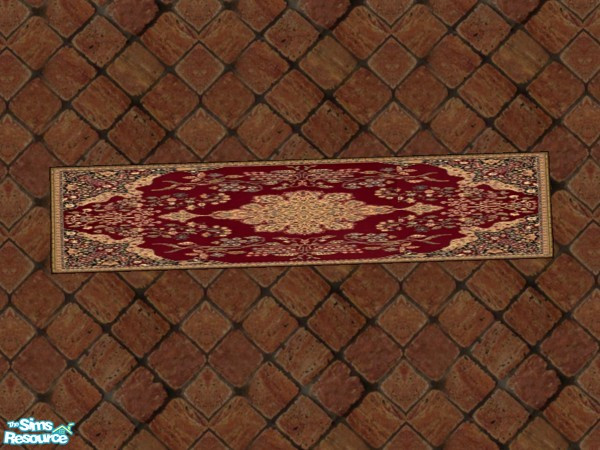 Sims 2 — Victorian Runner 4 by c_literati — Recolors of the Maxis square rug and runner for more variety. TSRAA.