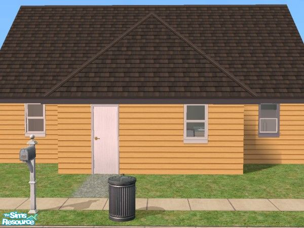 Sims 2 — Base Game Starter Home #2 by cheesecake_twins — This home has no custom content or hacks used and is fully