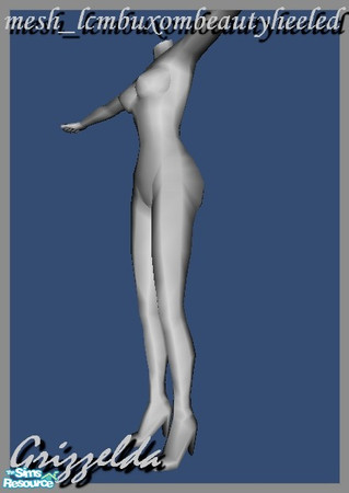 Sims 2 — mesh_lcmbuxombeautyheeled by Grizzelda — mesh_lcmbuxombeautyheeled is a modification of my
