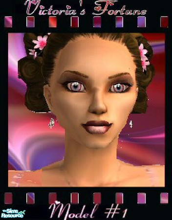 Sims 2 — Victorias Fortune Model Sim 1 by fortunecookie1 — Here is one of the model's I use to show my creations as per