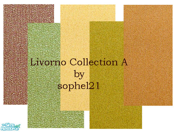 Sims 2 — Livorno Wall Collection A by Sophel21 — Livorno Wal Collection A