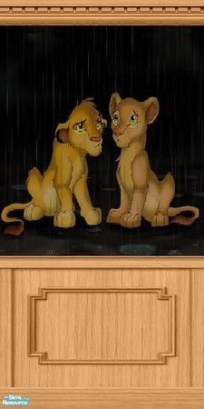 Sims 2 — Simba & Nala Paneling by ale0508 — 