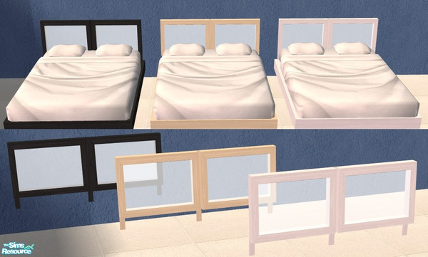 Sims 2 — Maya Bedroom set - Headboard MESH by Bitzybus — Bed Headboard MESH. You must have the bed from this set in your