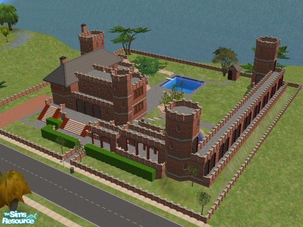 Sims 2 — Redstone Castle by doug63128 — This castle is based off of the Beaker Castle in Strangetown. I really liked the