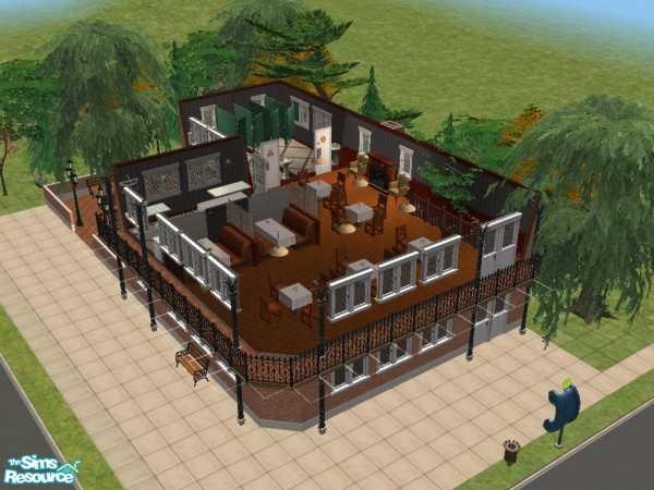 Sims 2 — Pleasantview Tavern by matthew_barger — This lovely Pub is somewhere where your whole sim community can