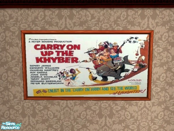 Sims 2 — Carry On Up The Khyber by Floog — Here is a maxis suspense picture with a picture of the film Carry On Up The
