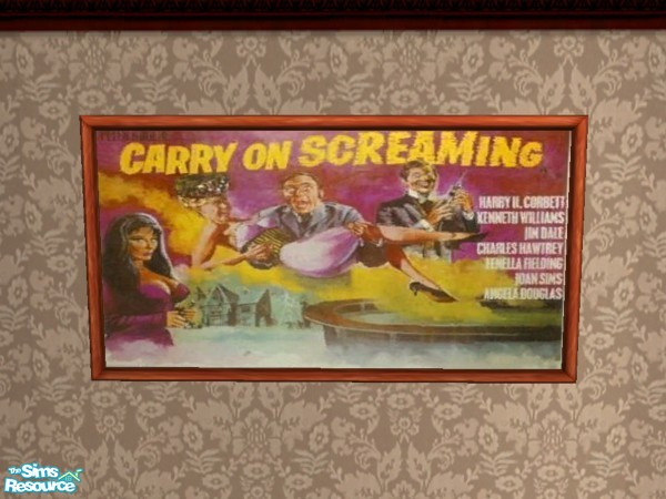 Sims 2 — Carry On Screaming by Floog — Here is a maxis suspense picture with a picture of the film Carry On Screaming.