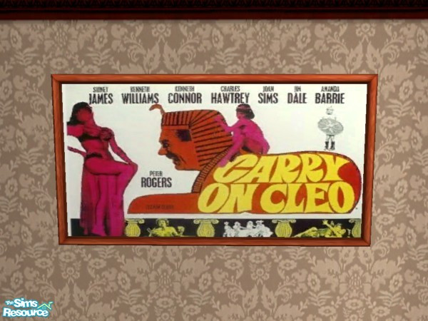 Sims 2 — Carry On Cleo by Floog — Here is a maxis suspense picture with a picture of the film Carry On Cleo.