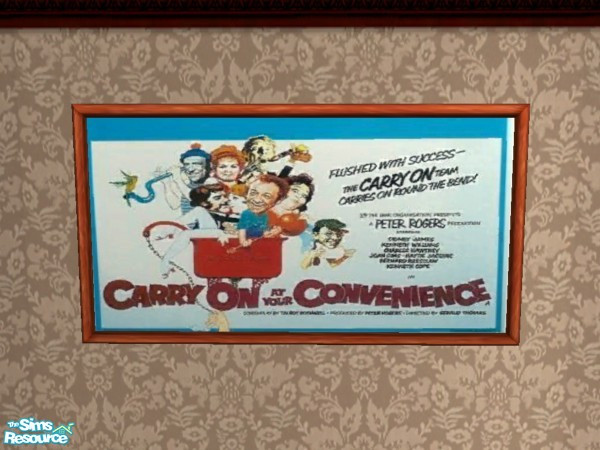 Sims 2 — Carry On At Your Convenience by Floog — Here is a maxis suspense picture with a picture of the film Carry On At