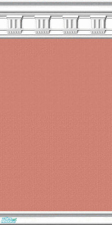 Sims 2 — jsf2GeorgianCoral by jsf — A new moulding in white, carved wood in a Georgian style holds a stried, textured