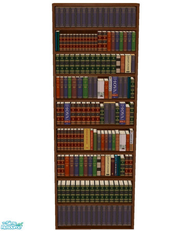 Sims 2 — Artist\'s Study - Bookcase by RhondaBlonda — 
