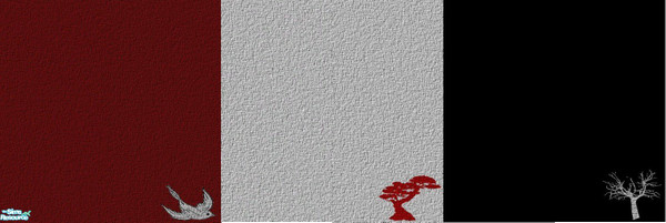 Sims 2 — Lexiy\'s Goth Walls by Lexiy — A set of walls that I made up for myself a while back, and have decided to share