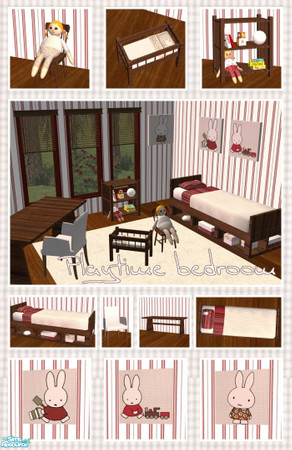 Sims 2 — Playtime bedroom by mirake — Made with all the finest materials, and beautifull meshes from Solfal and the