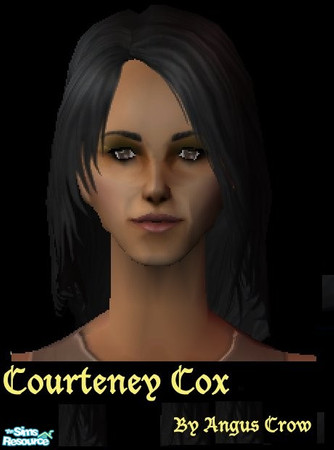 Sims 2 — Courteney_Cox by AngusCrow —  Another celebrity from Friends.