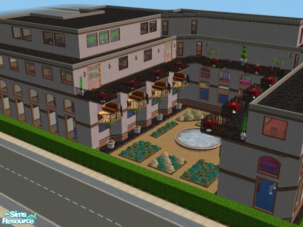 Sims 2 — Nightspot by niroe — The Nightspot, four floors of sim fun... Whether its a relaxing game of poker, a drink at