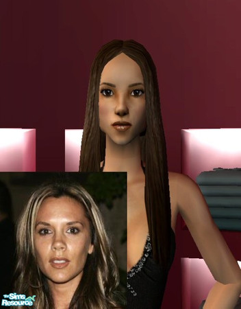 Sims 2 — Victoria Beckham by LadyH1973 — Victoria Beckham