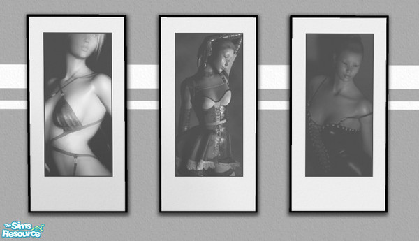 Sims 2 — Photos by footzoul — Framed black and white photos