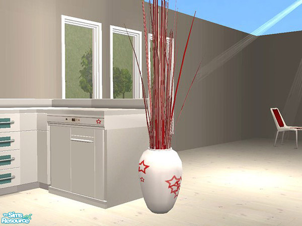 Sims 2 — Star Quality - Large Vase by linegud — Are your sims just out of college and starting on their own... This set