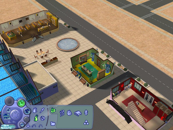 Sims 2 — Road to Every Where by Sheera — Everything that sim wants at Strangetown .. Enjoy ! 