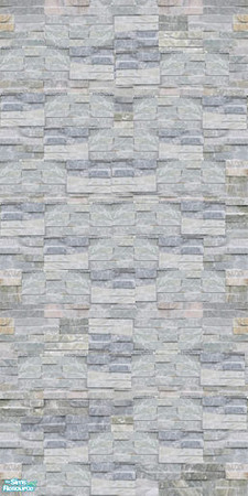Sims 2 — Stackstone Wall Set - Stackstone Wall 2 by Gumby_Girl — A set of 4 stackstone walls for decorating your home.