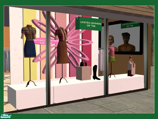 Sims 2 — Shop Window - United Simmers of Tsr by cemre — Fall - Spring 2005 fashion to decorate your clothing shop...