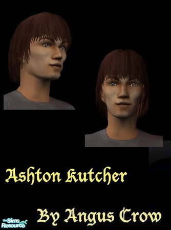 Sims 2 — Ashton_Kutcher by AngusCrow —  Ashton Kutcher from that 70s show.
