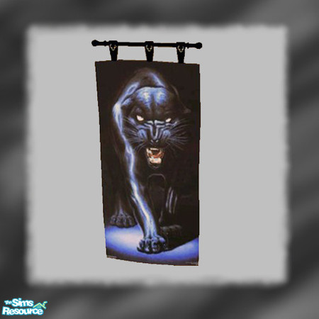 Sims 2 — Dark Design's Painting - Jaguar by Dark_Design — One in a set of six paintings.