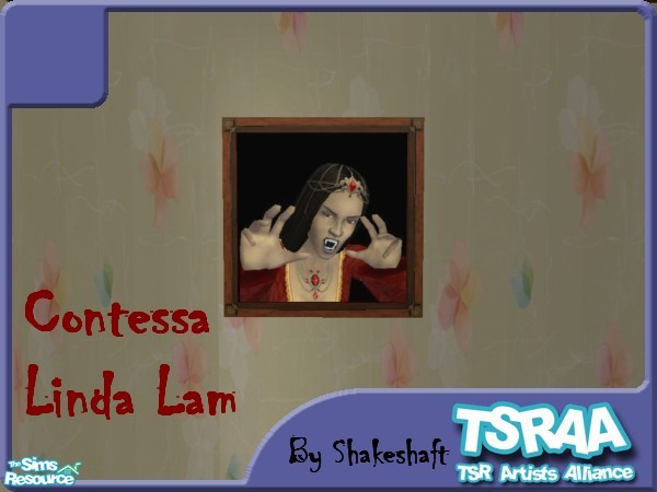 Sims 2 — Contessa Linda Lam by TSR Archive — Part of a set of 4 Vampire characters from Nightlife. ** TSRAA Member **