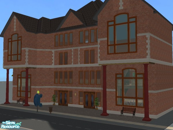 Sims 2 — Simstons by lechapeau — Traditional yet catering for the Modern Shopper, this Departmental Store stands on three