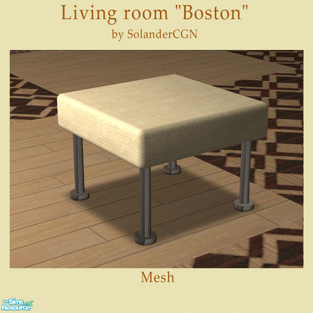 Sims 2 — Livingroom "Boston" - Coffeetable 3 by SolanderCGN — Coffeetable as part of the "Boston"
