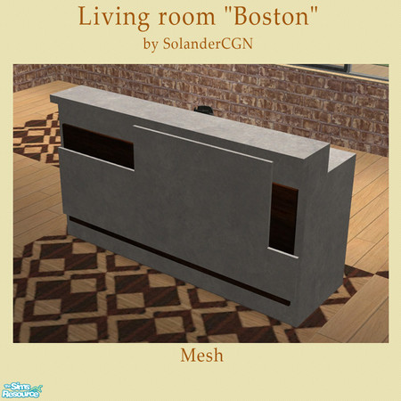 Sims 2 — Livingroom "Boston" - Bar by SolanderCGN — Bar as part of the "Boston" living room set by