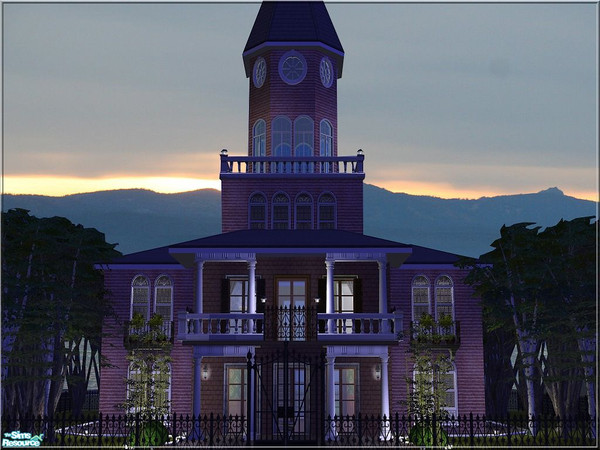 Sims 2 — V-92 by Veronn — *My theme:Fantasy Realm* Only TSR and Maxis.3x3 medium lot,wide garden and pool.Roof(not