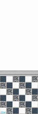 Sims 2 — Chess Half by Lorah — Royal blue to white, many blues in between, tiles and carpet. Check Mate!