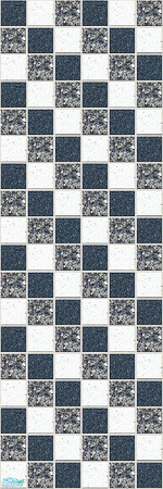 Sims 2 — Chess by Lorah — Royal blue to white, many blues in between, tiles and carpet. Check Mate!