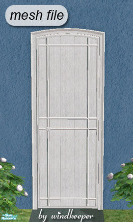 Sims 2 — Belangie solid door by Windkeeper — Uses all the colors of Maxis Lafenetre full-size window. Goes well with