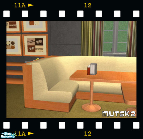 Sims 2 — Maize dining chair by Mutske — Maize dining recolor set. Nightlife needed.