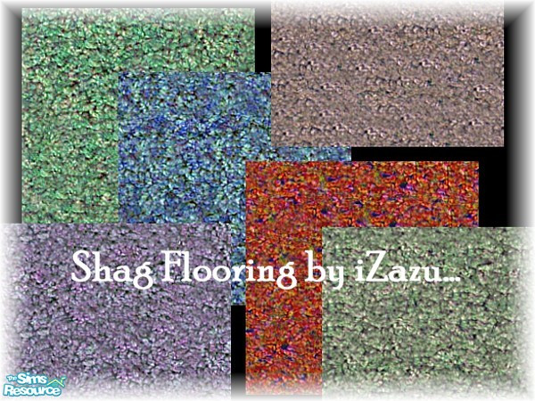 Sims 2 — Shag Flooring Set by iZazu — Shag Flooring Set with ScotchGuard by iZazu... ~TSRAA~